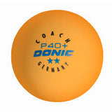 Donic Coach P40+ 2 ster tafeltennisbal training - oranje 120 stuks emmer