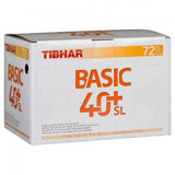 Tibhar Basic 40+ SL table tennis ball training - white 72 pieces