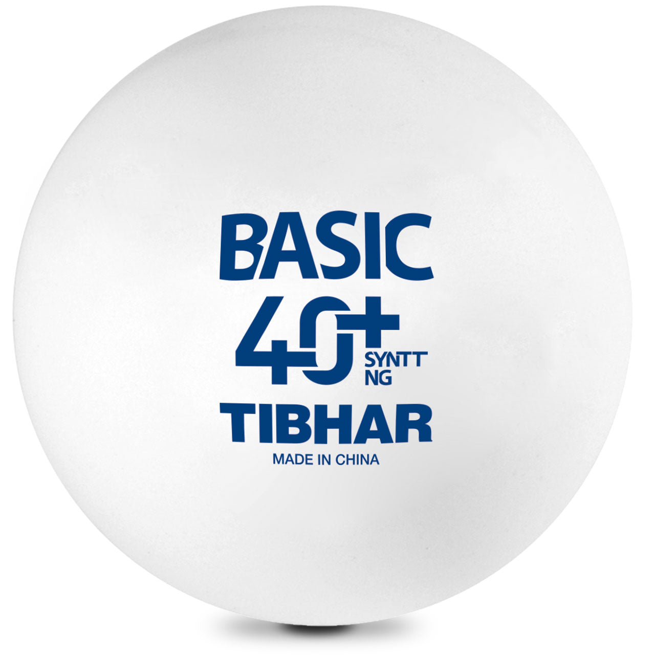 Tibhar Basic 40+ SYNTT NG table tennis ball training - white 72 pieces