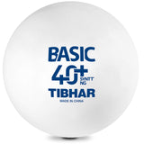 Tibhar Basic 40+ SYNTT NG table tennis ball training - white 6 pieces