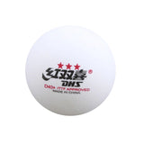 DHS Dual ABS 3 star table tennis ball match - white 100 (10x10) pieces