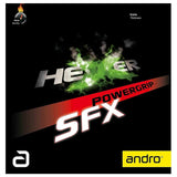 Andro Hexer Powergrip SFX rubber