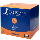 Nittaku J-Top Training 40+ tafeltennisbal - oranje 120 stuks