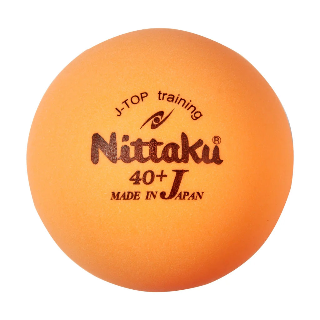 Nittaku J-Top Training 40+ tafeltennisbal - oranje 120 stuks