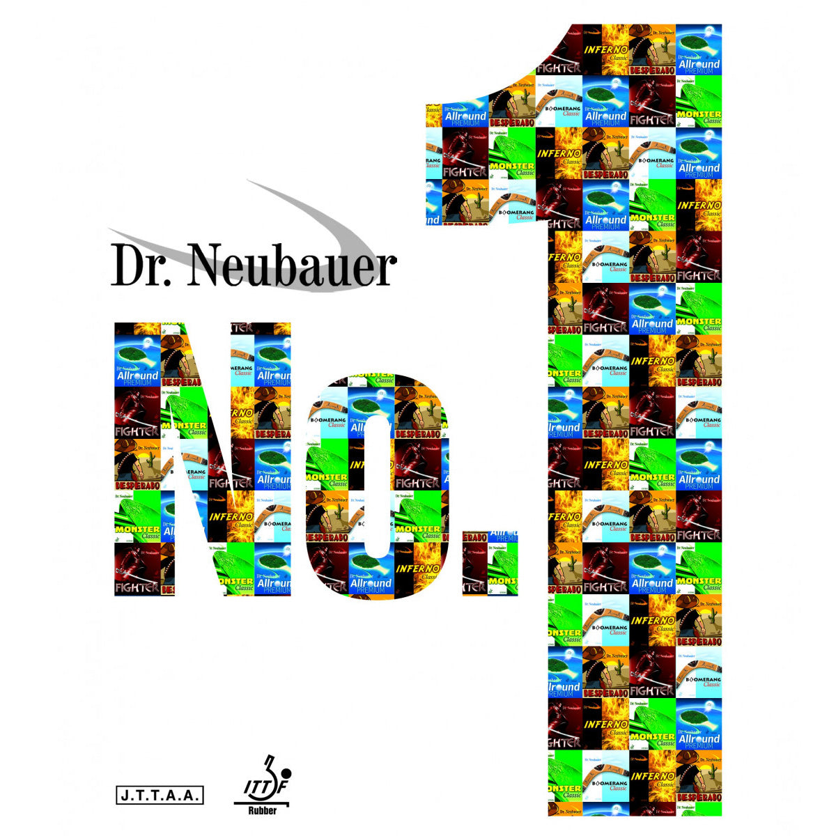 Dr. Neubauer No.1 rubber - lange noppen