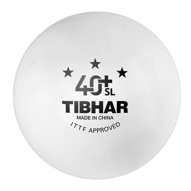 Tibhar 40+ SL 3 star table tennis ball match - white 3 pieces