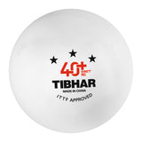 Tibhar 40+ SYNTT NG 3 ster tafeltennisbal wedstrijd - wit 72 stuks