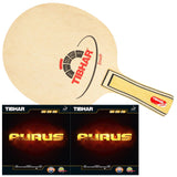 Tibhar Smash + Aurus 1.9 tafeltennisbatje - rood/zwart