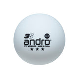 Andro Speedball3S 3 ster tafeltennisbal wedstrijd - wit 9 stuks