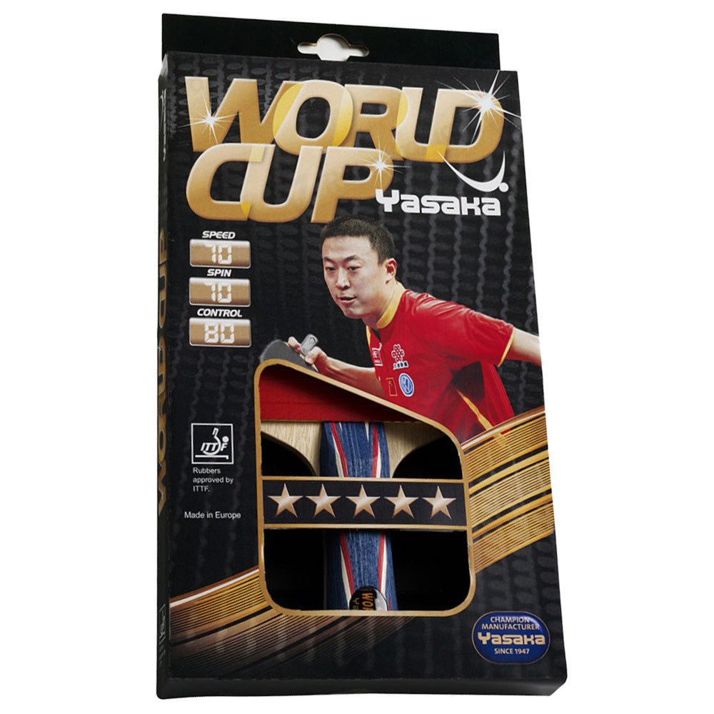 Yasaka World Cup tafeltennisbatje - rood/zwart