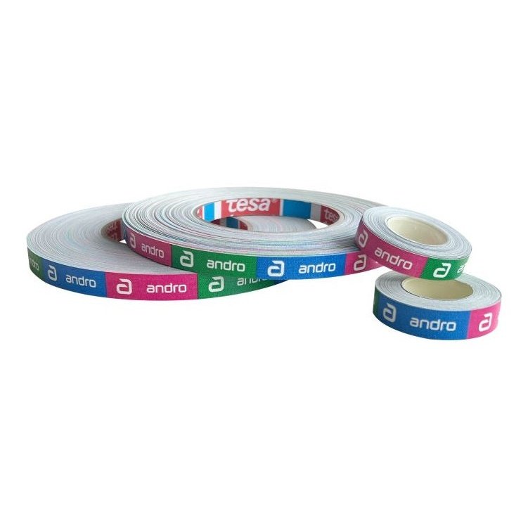 Andro Edge Tape Colors 10mm 10m green/blue/pink