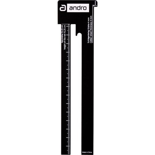 Andro nethoogtemeter 100 gram - zwart