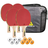 Joola - set Family tafeltennisbatje 4 stuks + ballen + draagtas