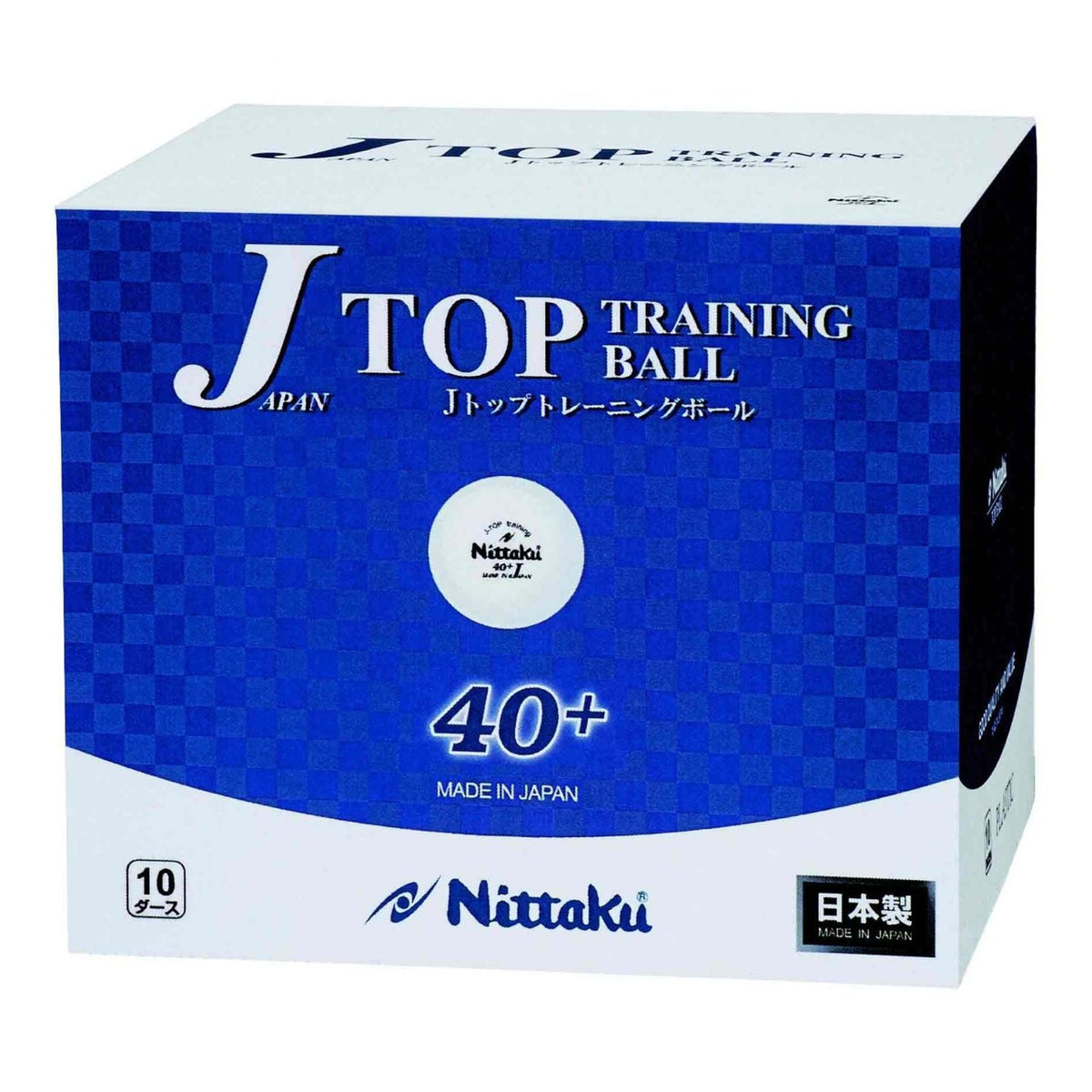 Nittaku J-Top Training 40+ tafeltennisbal - wit 120 stuks