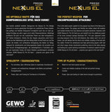 Gewo Nexxus EL Pro 50 Hard rubber