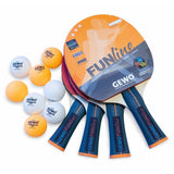 Gewo - set Funline tafeltennisbatje 4 stuks + ballen + draagtas