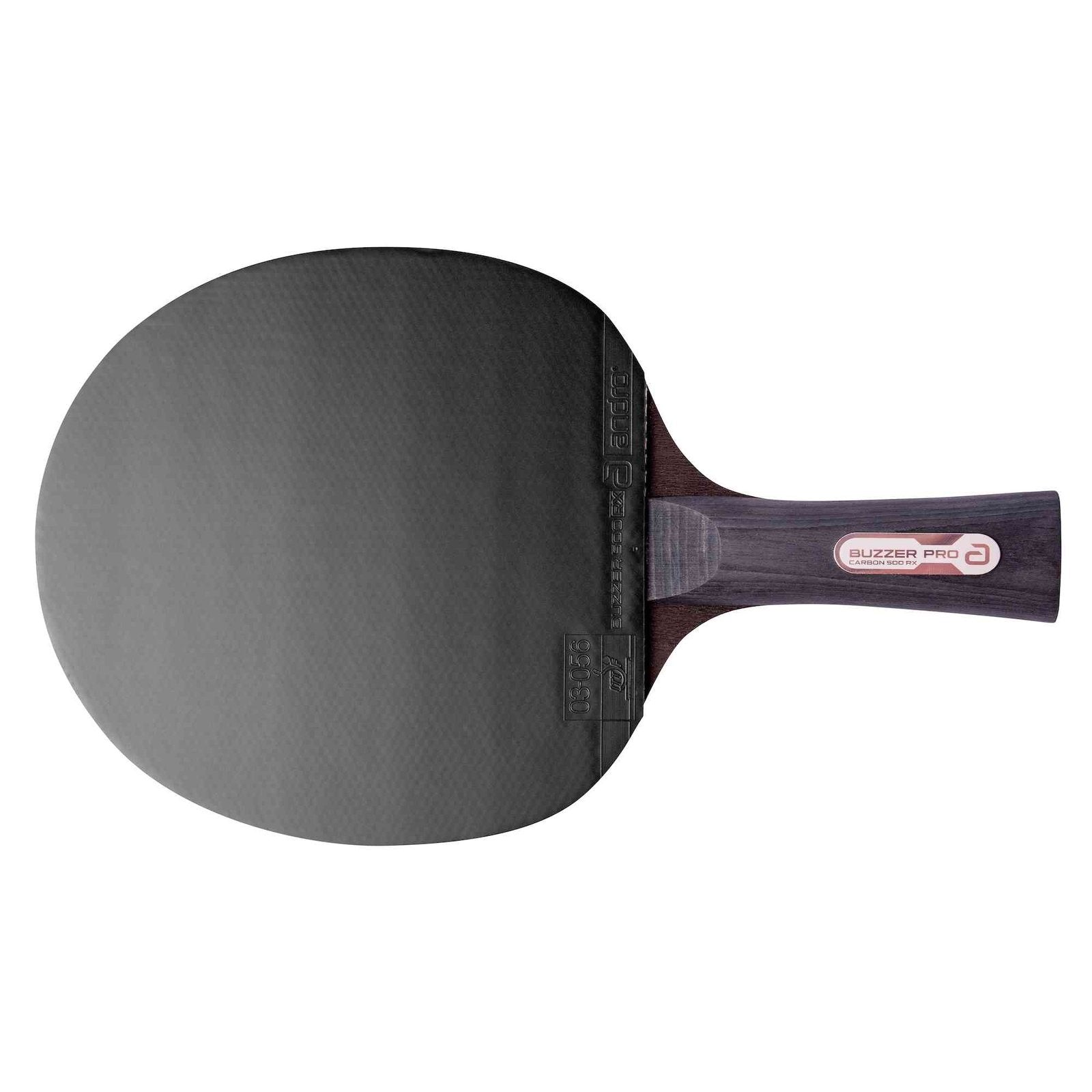 Andro - Set Buzzer Pro Carbon 500 RX Table Tennis Bat black/red