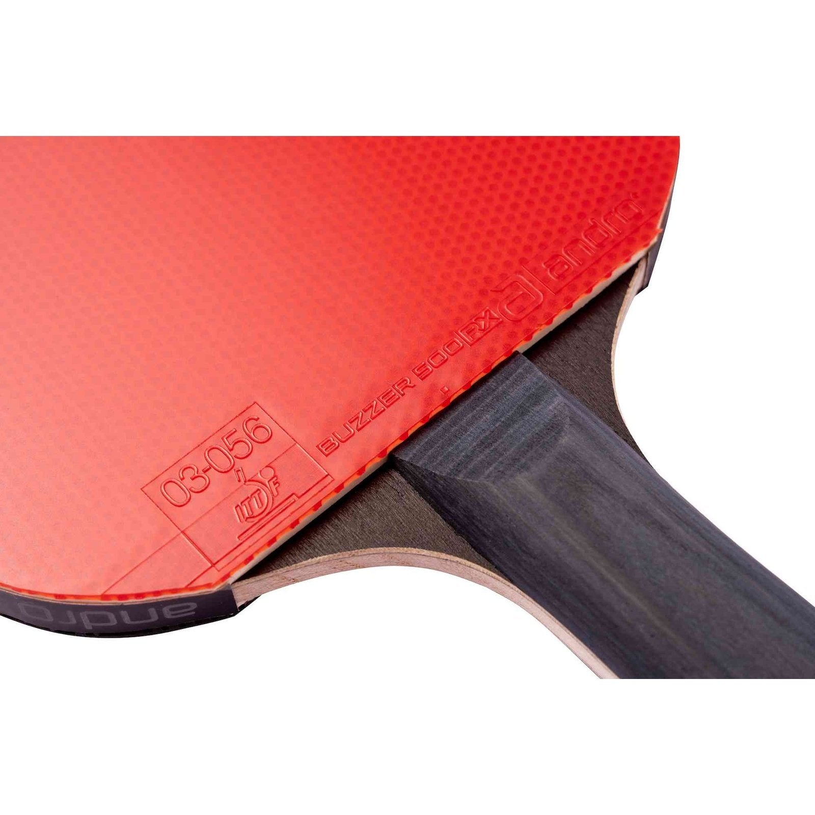 Andro - Set Buzzer Pro Carbon 500 RX Table Tennis Bat black/red