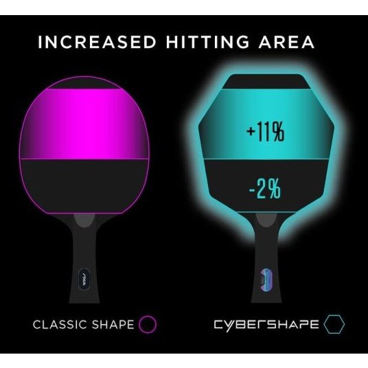 Stiga Cybershape Carbon OFF+ tafeltennis frame